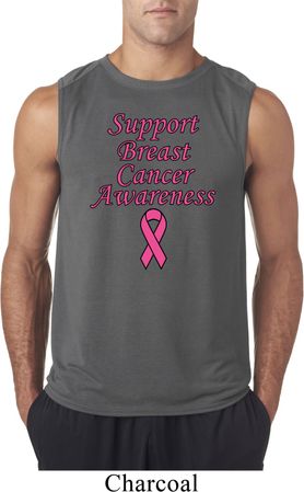 Support Breast Cancer Awareness Sleeveless Shirt