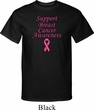Support Breast Cancer Awareness Tall T-shirt
