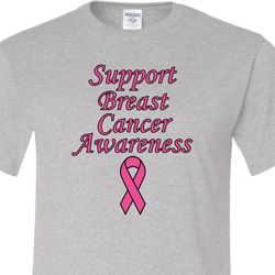 Support Breast Cancer Awareness Tall T-shirt