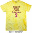 Support Breast Cancer Awareness Tie Dye T-shirt
