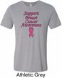 Support Breast Cancer Awareness Tri Blend Tee