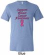 Support Breast Cancer Awareness Tri Blend Tee