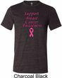 Support Breast Cancer Awareness Tri Blend Tee