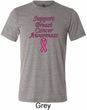 Support Breast Cancer Awareness Tri Blend Tee