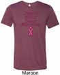 Support Breast Cancer Awareness Tri Blend Tee