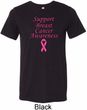 Support Breast Cancer Awareness Tri Blend Tee