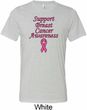 Support Breast Cancer Awareness Tri Blend Tee