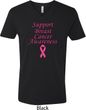Support Breast Cancer Awareness V-neck