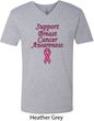 Support Breast Cancer Awareness V-neck