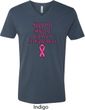 Support Breast Cancer Awareness V-neck