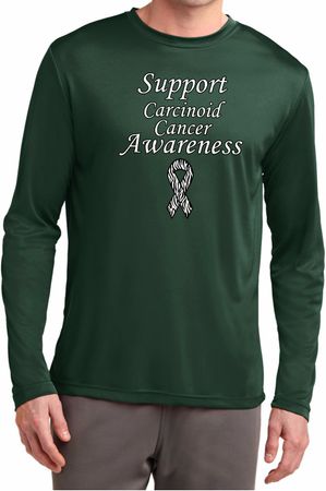 Support Carcinoid Cancer Awareness Dry Wicking Long Sleeve