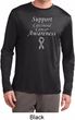 Support Carcinoid Cancer Awareness Dry Wicking Long Sleeve