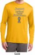 Support Carcinoid Cancer Awareness Dry Wicking Long Sleeve