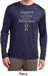 Support Carcinoid Cancer Awareness Dry Wicking Long Sleeve