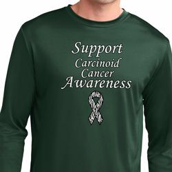 Support Carcinoid Cancer Awareness Dry Wicking Long Sleeve Support Carcinoid Cancer Awareness Dry Wicking Long Sleeve