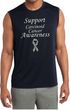 Support Carcinoid Cancer Awareness Dry Wicking Sleeveless Shirt
