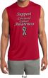 Support Carcinoid Cancer Awareness Dry Wicking Sleeveless Shirt