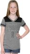 Support Carcinoid Cancer Awareness Girls Football Tee