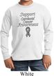 Support Carcinoid Cancer Awareness Kids Long Sleeve