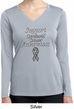 Support Carcinoid Cancer Awareness Ladies Dry Wicking Long Sleeve