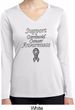 Support Carcinoid Cancer Awareness Ladies Dry Wicking Long Sleeve