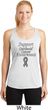 Support Carcinoid Cancer Awareness Ladies Dry Wicking Racerback