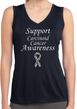 Support Carcinoid Cancer Awareness Ladies Dry Wicking Sleeveless Shirt