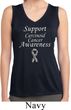 Support Carcinoid Cancer Awareness Ladies Dry Wicking Sleeveless Shirt