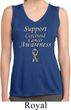 Support Carcinoid Cancer Awareness Ladies Dry Wicking Sleeveless Shirt