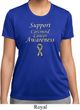 Support Carcinoid Cancer Awareness Ladies Dry Wicking T-shirt