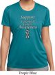 Support Carcinoid Cancer Awareness Ladies Dry Wicking T-shirt