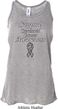 Support Carcinoid Cancer Awareness Ladies Flowy Racerback