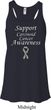 Support Carcinoid Cancer Awareness Ladies Flowy Racerback