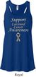 Support Carcinoid Cancer Awareness Ladies Flowy Racerback