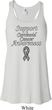 Support Carcinoid Cancer Awareness Ladies Flowy Racerback