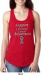 Support Carcinoid Cancer Awareness Ladies Ideal Racerback