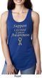 Support Carcinoid Cancer Awareness Ladies Ideal Racerback