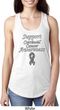 Support Carcinoid Cancer Awareness Ladies Ideal Racerback