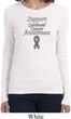 Support Carcinoid Cancer Awareness Ladies Long Sleeve