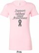 Support Carcinoid Cancer Awareness Ladies Longer Length Shirt