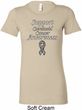 Support Carcinoid Cancer Awareness Ladies Longer Length Shirt