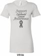 Support Carcinoid Cancer Awareness Ladies Longer Length Shirt