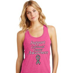 Support Carcinoid Cancer Awareness Ladies Racerback