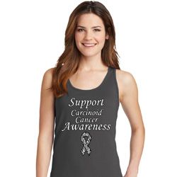 Support Carcinoid Cancer Awareness Ladies Tank Top