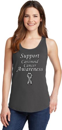 Support Carcinoid Cancer Awareness Ladies Tank Top