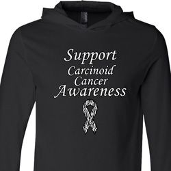 Support Carcinoid Cancer Awareness Lightweight Hoodie Support Carcinoid Cancer Awareness Lightweight Hoodie