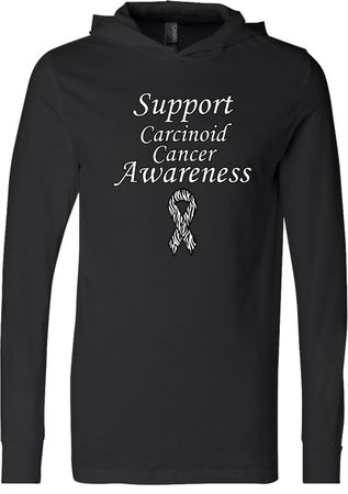 Support Carcinoid Cancer Awareness Lightweight Hoodie