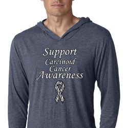 Support Carcinoid Cancer Awareness Lightweight Hoodie Tee Support Carcinoid Cancer Awareness Lightweight Hoodie Tee