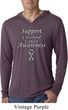 Support Carcinoid Cancer Awareness Lightweight Hoodie Tee