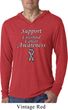Support Carcinoid Cancer Awareness Lightweight Hoodie Tee